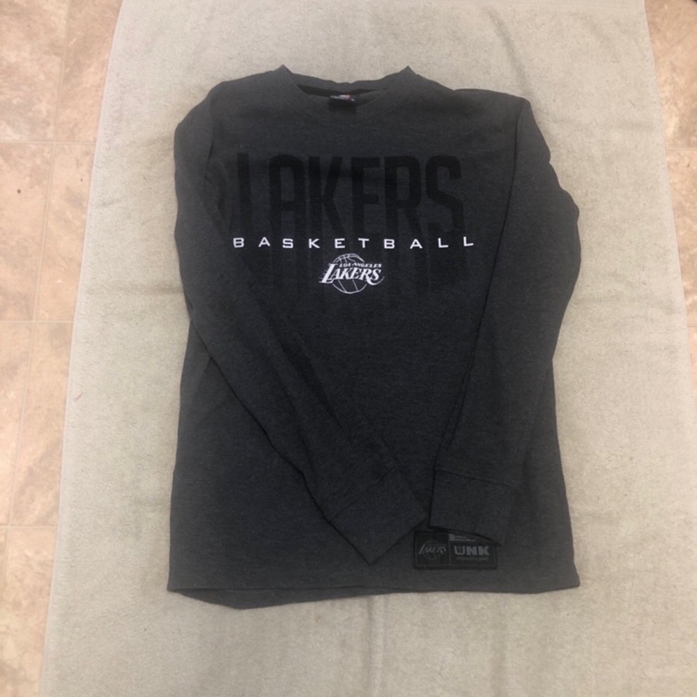 UNK Lakers Basketball Gray Long Sleeve Shirt